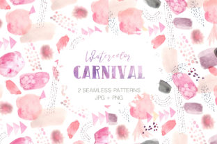 2 Watercolor Carnival Patterns: A Designer's Review