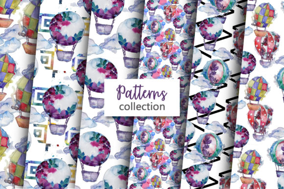 Balloons Watercolor PNG Illustrations