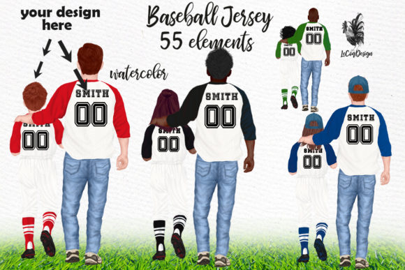 Father s Day Clipart Baseball Jersey Review