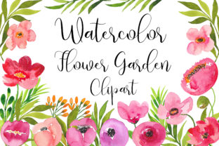 Flower Garden Watercolor Clip Art Review