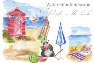 Panda on the Beach Illustrations Review