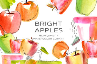 Watercolor Apple Clipart & Illustrations Review
