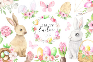 Watercolor Easter Bunny Illustrations Review