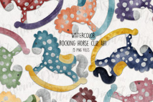 Watercolor Rocking Horse Clipart Review