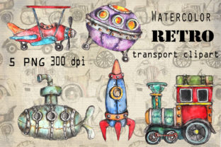 Watercolor Set of Retro Transport: A Designer Review