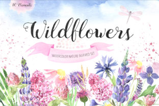 Watercolor Wildflowers Set: Brand Illustrations